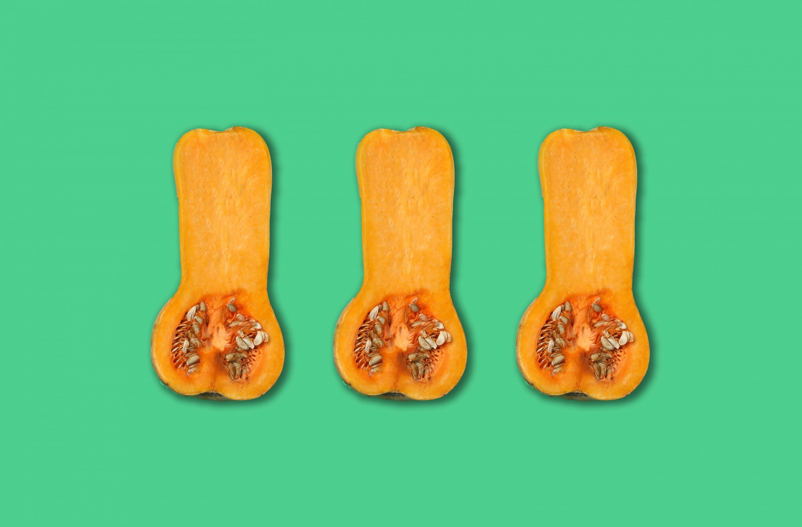 squash on green