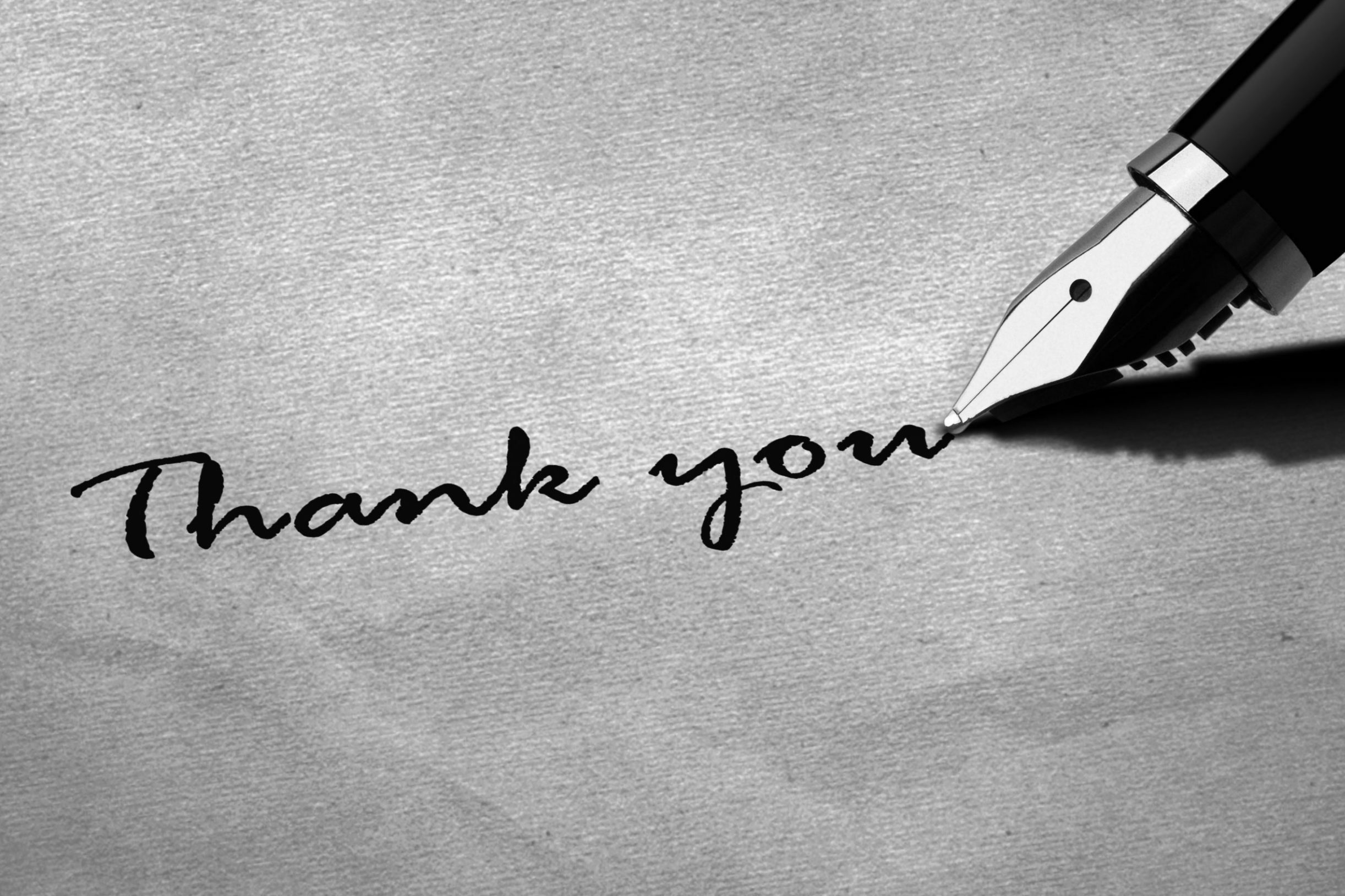 thank you note
