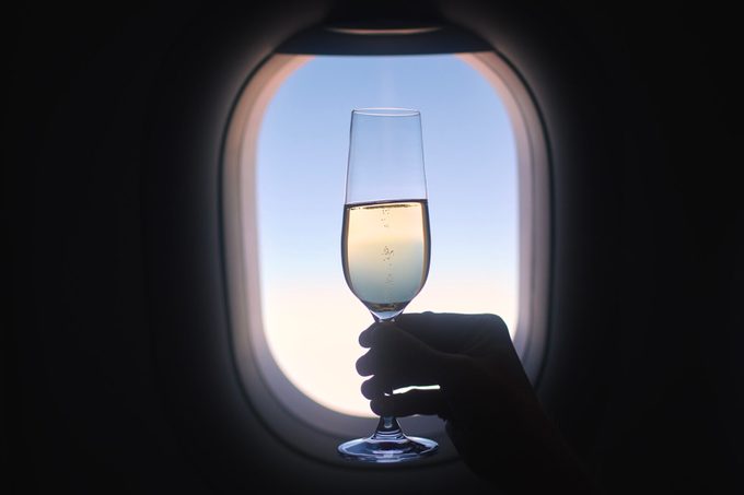 Here’s What Really Happens to Leftover Champagne on Airplanes