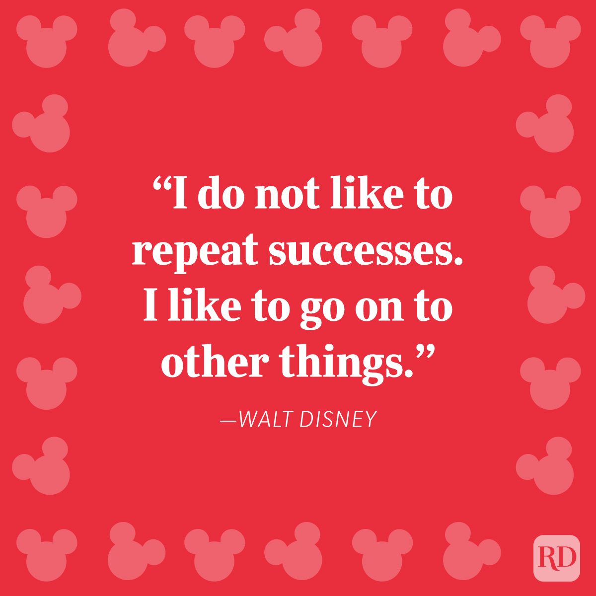 Walt Disney on Creativity, Work And Business Graphic