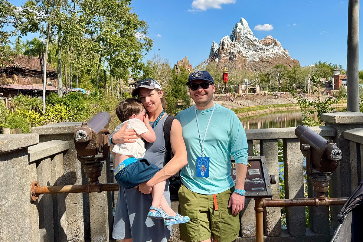 Multigen family on vacation