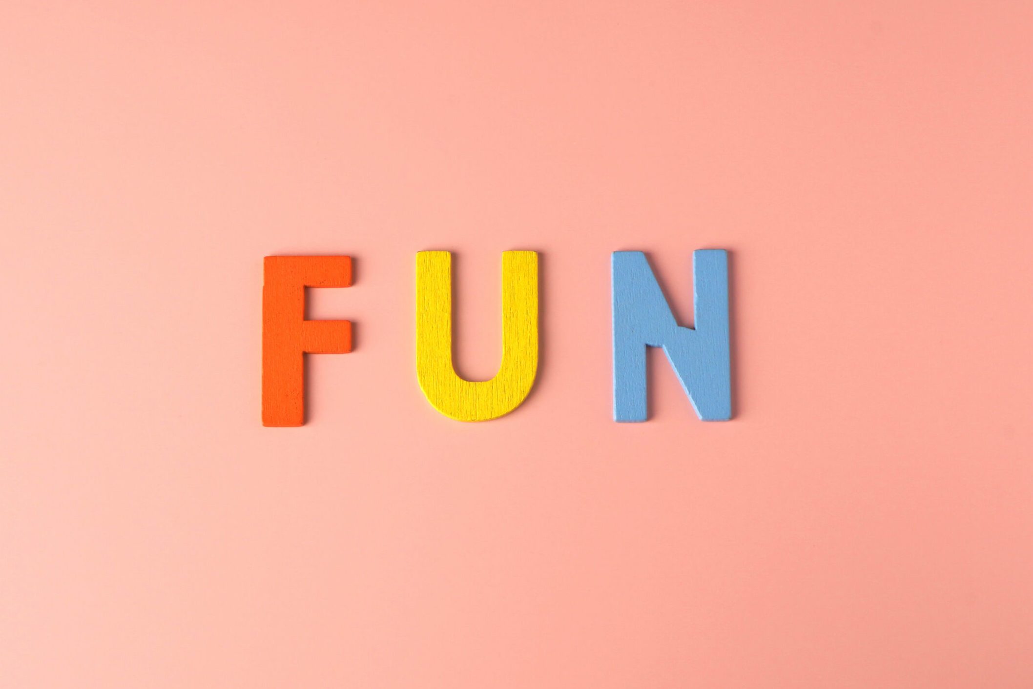 fun word block concept photo