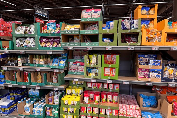 Here’s Why Aldi’s Shelves Are Stacked with Boxes