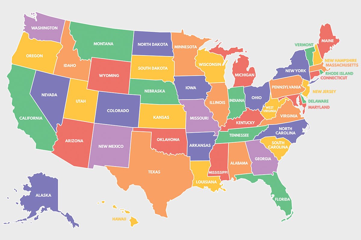 The Only State Name That Can Be Typed On One Row Of Keys Gettyimages 1498351153 B