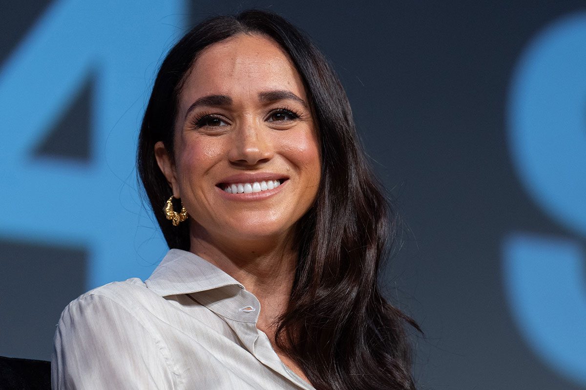 Britain's Meghan, Duchess of Sussex, attends the "Keynote: Breaking Barriers, Shaping Narratives