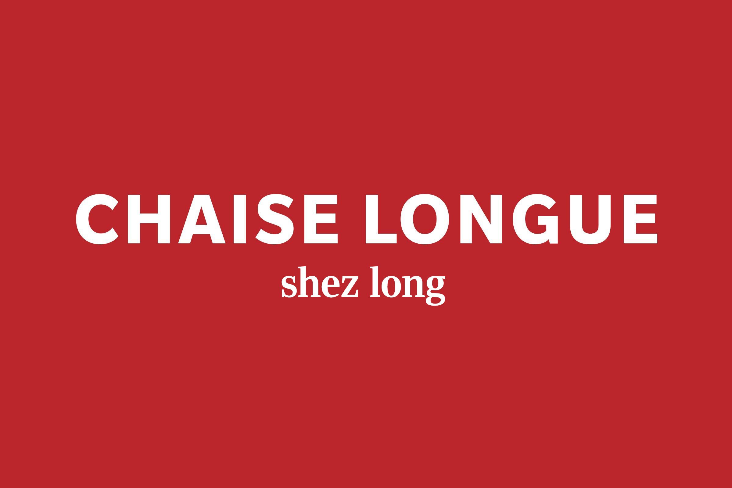 Chaise Longue
