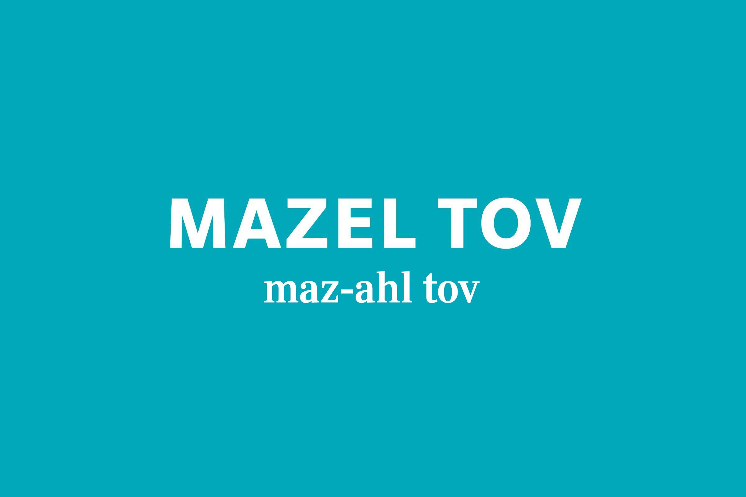 Mazel Tov