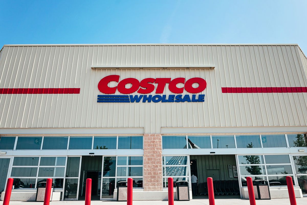 View of Costco wholesale store
